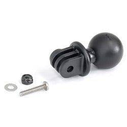 RAM Custom GoPro Hero Adapter with Double Socket Arm and Twist Lock Suction Cup Mount. (sku 18546)