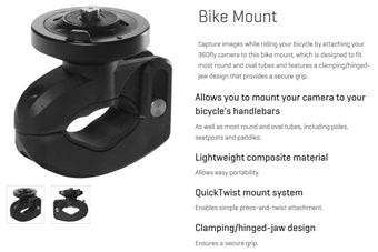 360Fly Handle Bar Mount